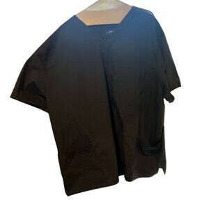 Pewter Gray Women's Scrubs Top Short Sleeves